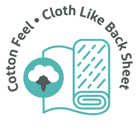 Cotton Feel - Cloth Like Back Sheet
