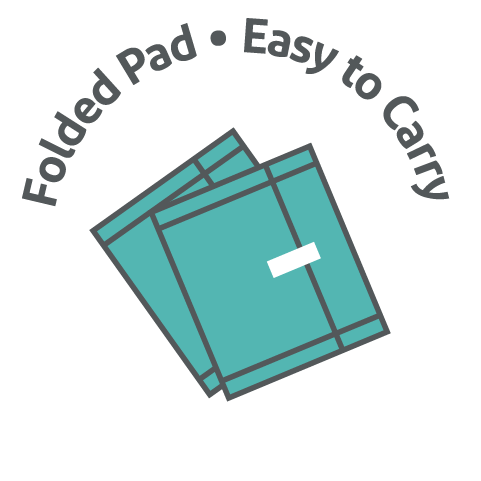 Folded Pad – Easy To Carry