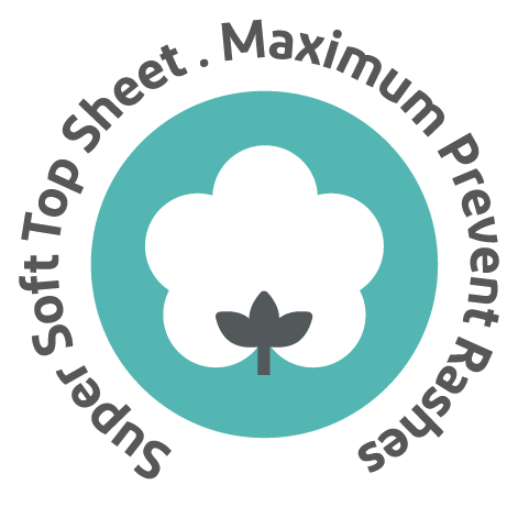Super Soft Top Sheet - Maximum Prevent Rashes